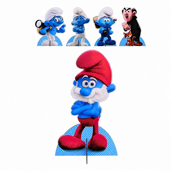 Smurfs 1 Display de Chão e 4 de Mesa