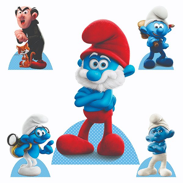 Smurfs 1 Display de Chão e 4 de Mesa