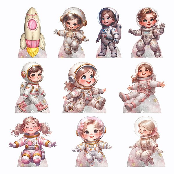 Astronauta Feminino Displays