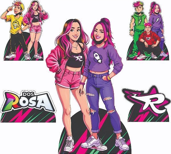 Emily e Vicky 1 Display de Chão e 4 de Mesa