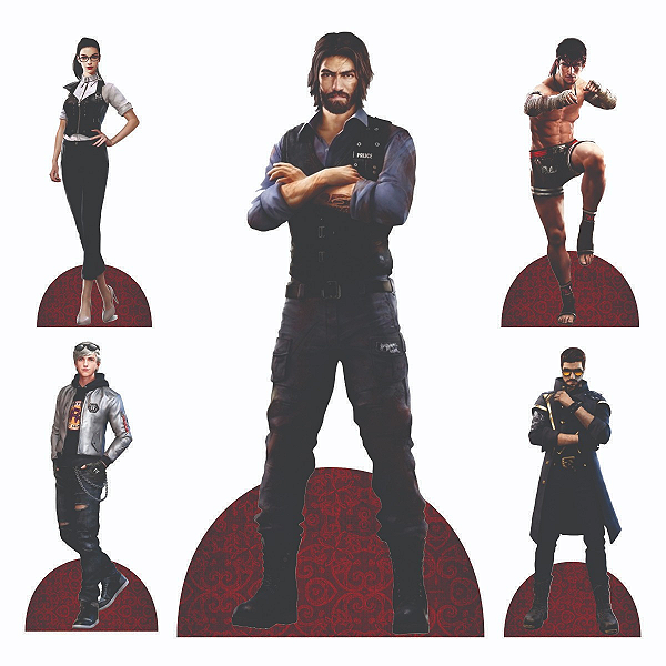 Free Fire 1 Display de Chão e 4 de Mesa
