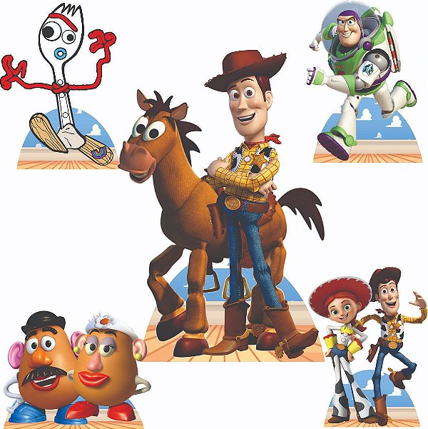 Toy Story 1 Display de Chão e 4 de Mesa