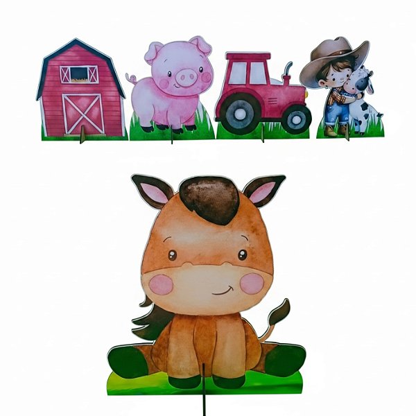 Fazendinha 1 Display de Chão e 4 de Mesa