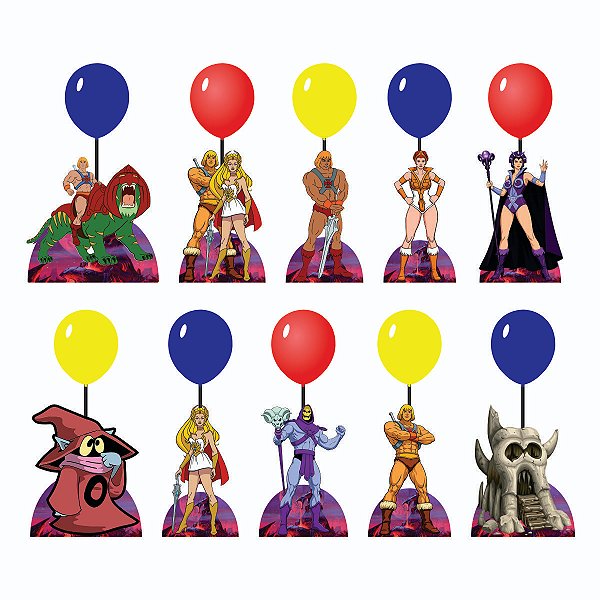 He Man Centros de Mesa