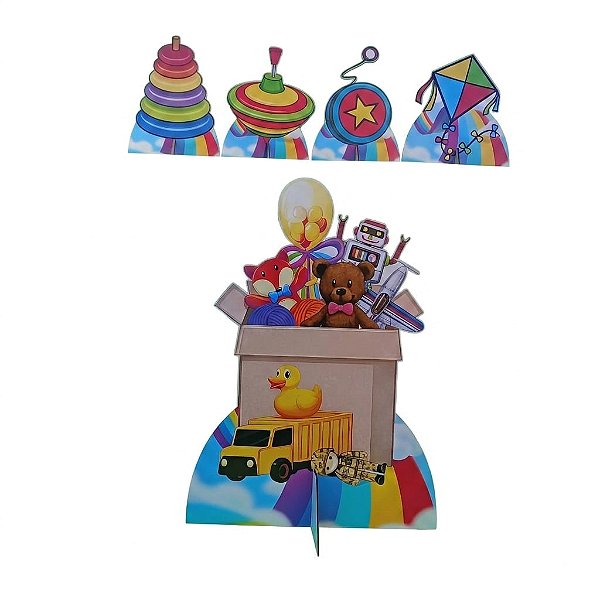 Brinquedos Antigos 1 Display de Chão e 4 de Mesa