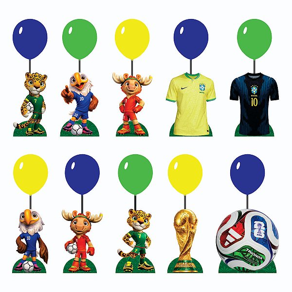 Copa do Mundo 2 Centro de Mesa