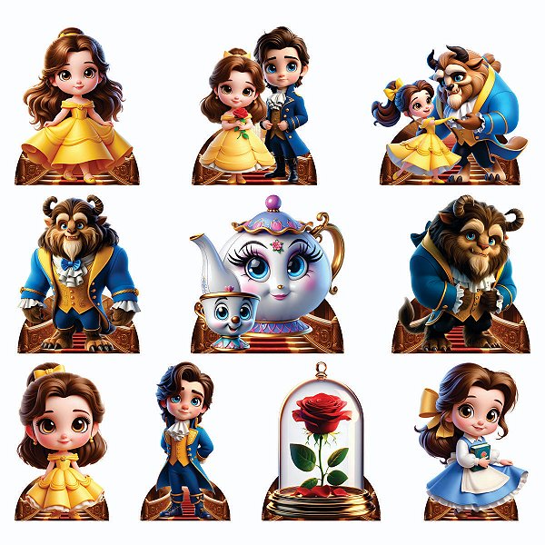 Bela e a Fera Cute Displays