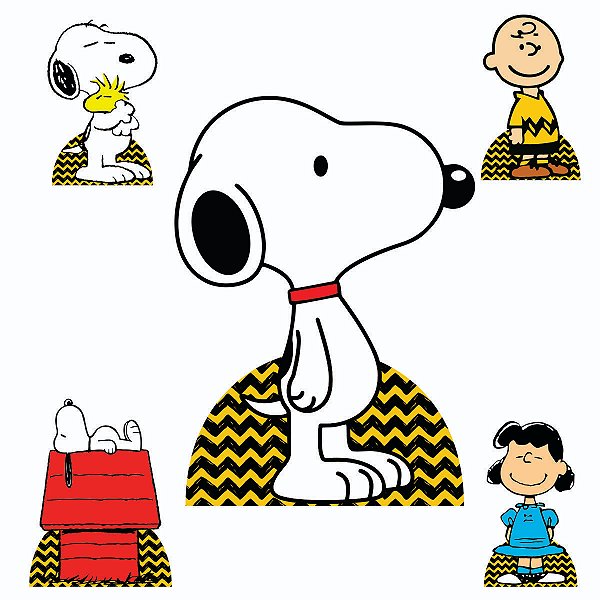 Snoopy 1 Display de Chão e 4 de Mesa