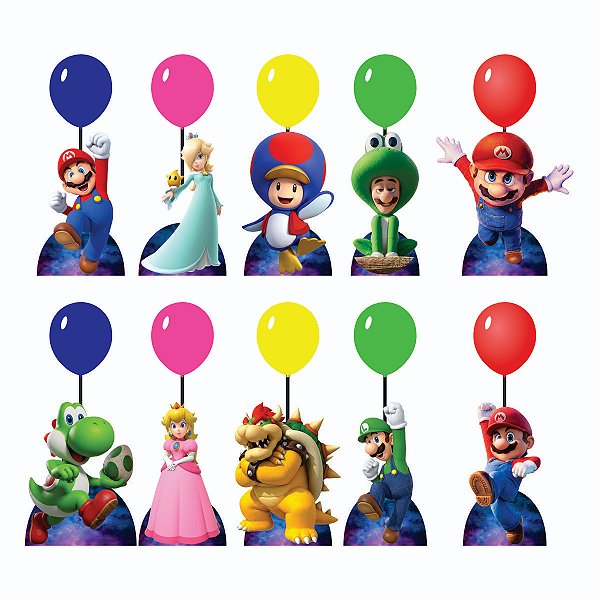 Mario Galaxy Centro de Mesa
