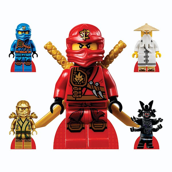 NinjaGo 1 Display de Chão e 4 de Mesa