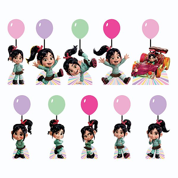 Vanellope Centro de Mesa