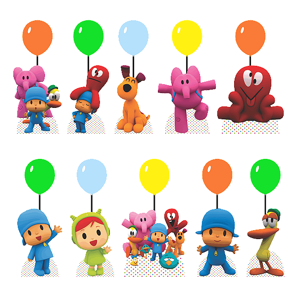 Pocoyo Centro de Mesa