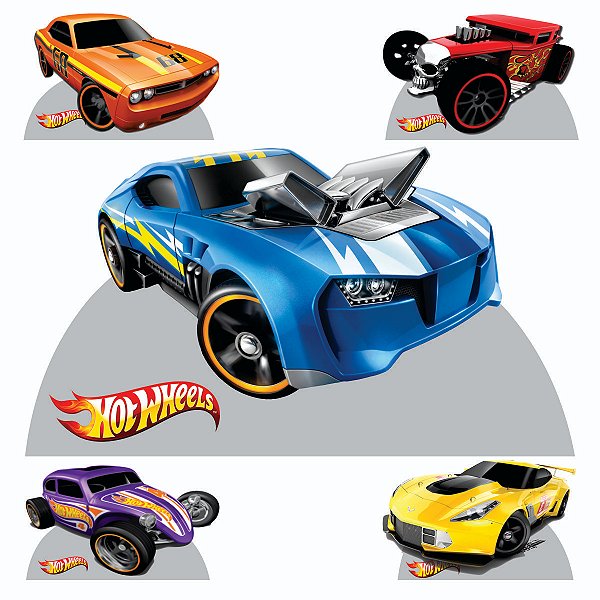 Hotwheels 1 Display de Chão e 4 de Mesa