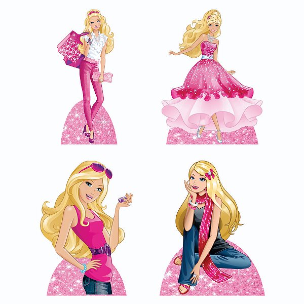 Barbie 4 Displays 25cm