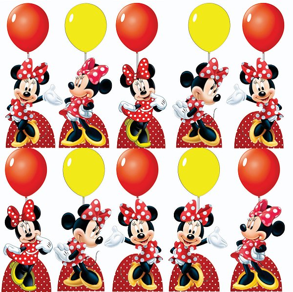 Minnie Vermelha Centro de Mesa