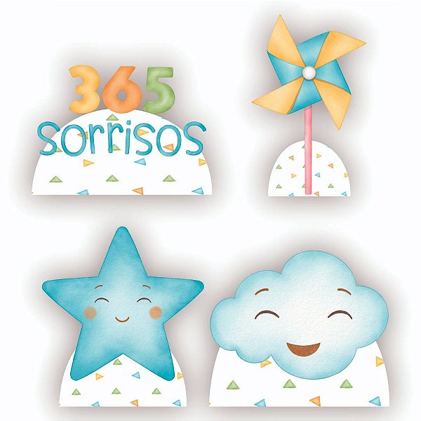 365 Sorrisos 4 Displays 25cm