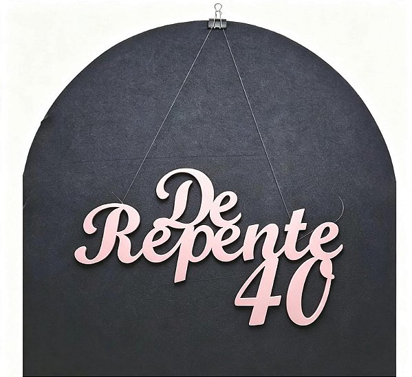 Letreiro De Repente MDF ROSE 60cm