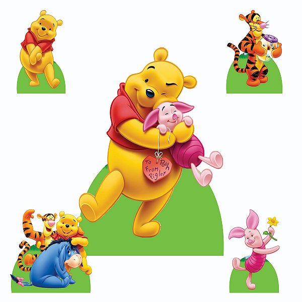 Ursinho Pooh 1 Display de Chão e 4 de Mesa