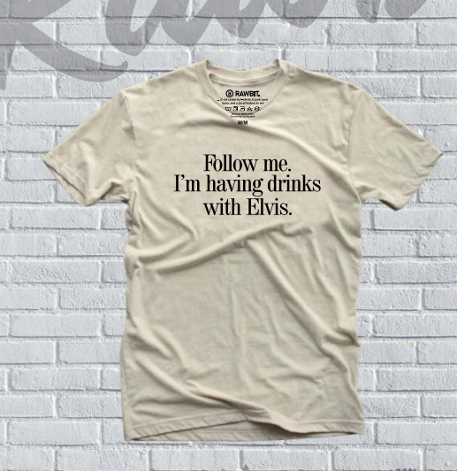 Camiseta Drinks with Elvis – Slash