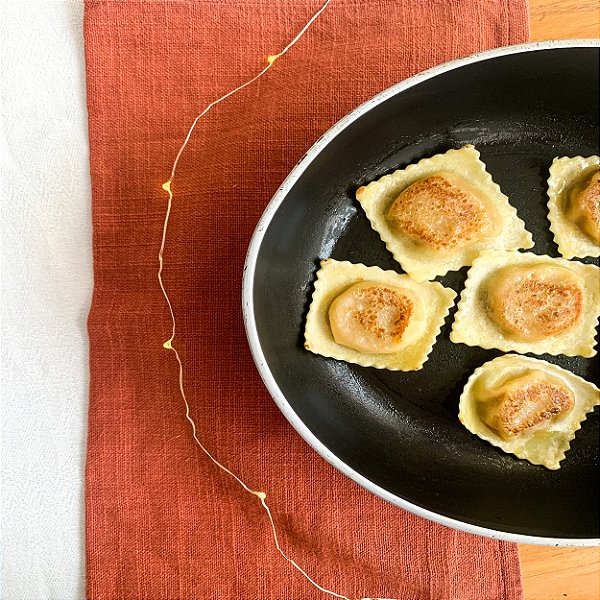 Tortéi de Abóbora Cabotiá sem molho