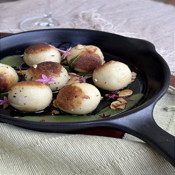 Nhoque Recheado de Bacalhau