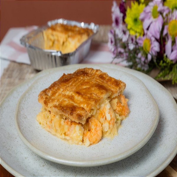 Empadão de Camarão com Catupiry