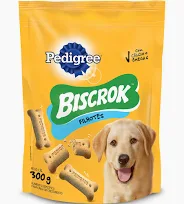 Biscoito Biscrok Sabor Leite para Cães Filhotes 300g - Pedigree