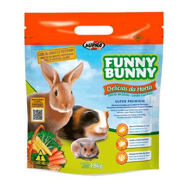 Funny Bunny Delícias da Horta 500g - Supra Pet