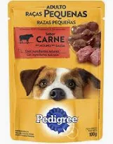 Sachê Pedigree Adulto Raças Pequenas Sabor Carne 100g