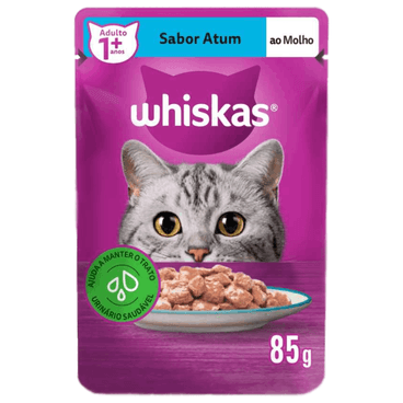 Sachê Whiskas Adulto Sabor Atum (85g)