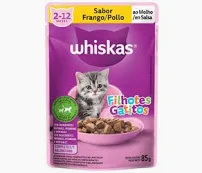 Sachê Whiskas Filhote Sabor Frango (85g)