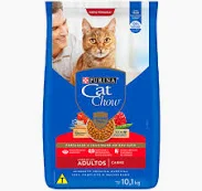 Ração Purina Cat Chow para Gatos Adultos sabor Carne (10,1 kg)