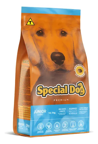 Ração Special Dog Júnior Premium Carne 10,1kg