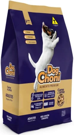 Ração DogChoni Adultos Pequeno Porte Sabor Carne e arroz 10,1kg