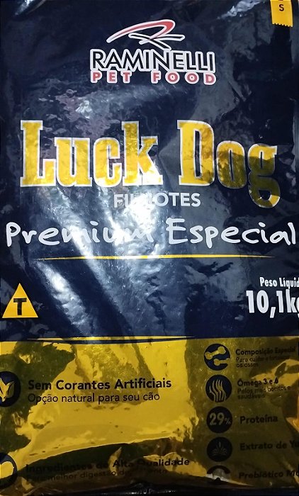 Ração Luck Dog Filhote Premium Especial Sabor Carne 10,1kg