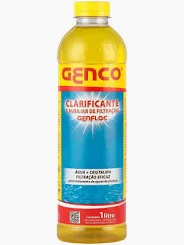 Algicida Clarificante e Auxiliar de Filtração Genfloc Genco 1Lt
