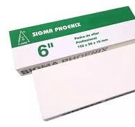 Pedra de Afiar Profissional Grão Fino 152x50x19 mm, Cor Branca, Marca Sigma Phoenix