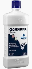 Shampoo Antiqueda, Antisséptico e Antisseborreico World veterinária 500ml