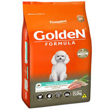 Ração Golden Mini Bits para Cães Adultos de Pequeno Porte Sabor Frango e Arroz, 15kg Premier Pet