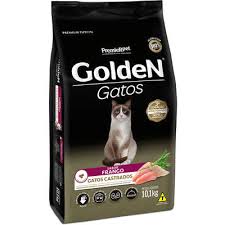 Ração Golden Cat Adulto Castrado Sabor Frango 10,1kg Premier Pet