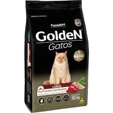 Ração Golden Cat Adulto Castrado Sabor Carne 10,1kg Premier Pet