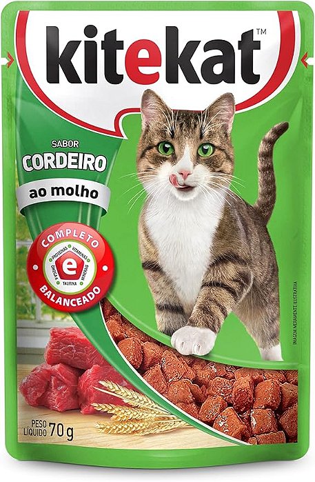 Sachê Carne ao Molho para Gatos Adultos 70 g