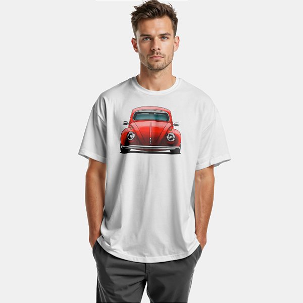 Camiseta Fusca Vermelho