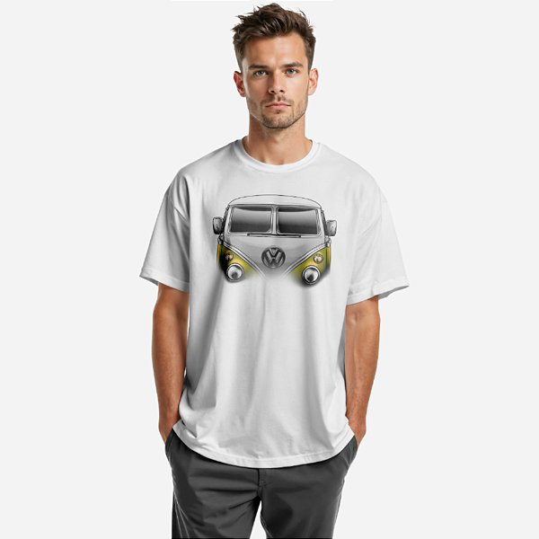 Camiseta Kombi Marrom
