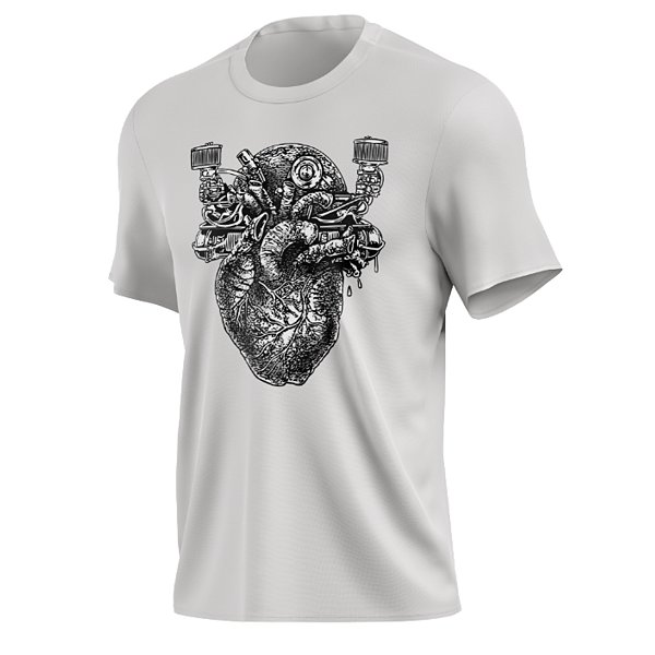 Camiseta Coração Motor Air-Cooled