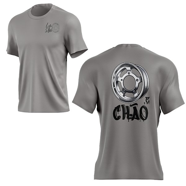 Camiseta Life Style Race Trim, e Chão