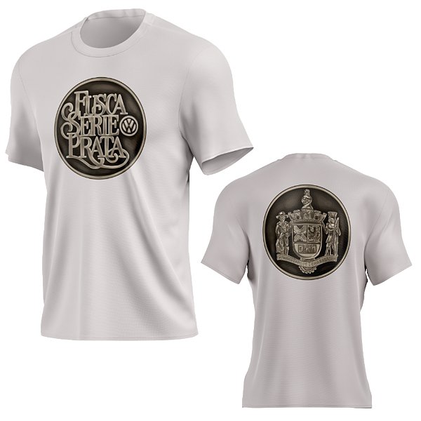 Camiseta Fusca Moeda Serie Prata