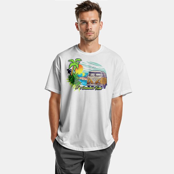 Camiseta Kombi Praia