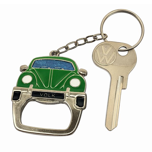 Chaveiro Fusca Verde Claro Volkswagen - Abridor De Garrafa