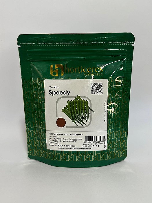 Sementes Quiabo Speedy Precoce 3.000 Sementes Horticeres